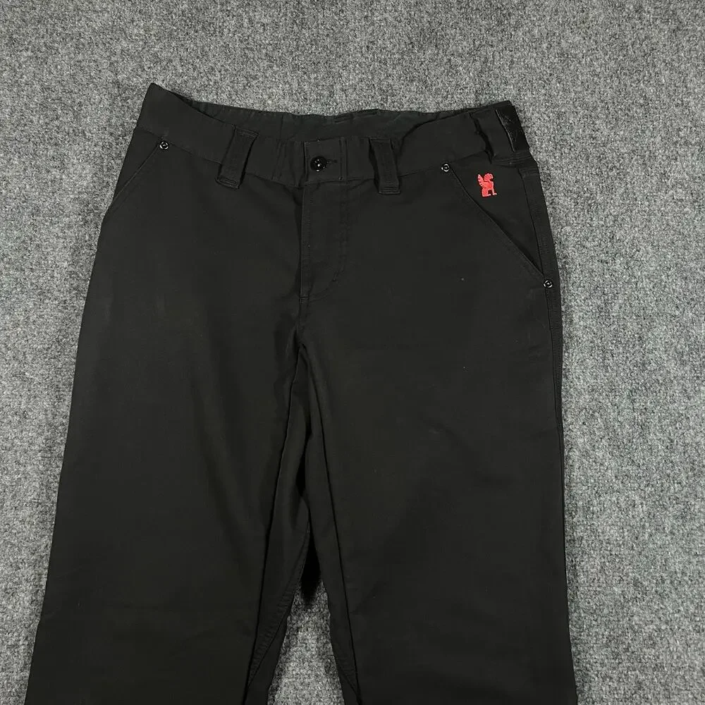 Chrome Industries Pants Mens 32x32 Black Chino Slim Polyester Cycling Riding
